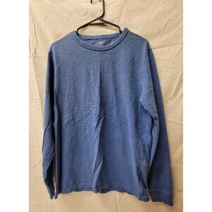 Vineyard Vines Men's 100% Cotton Island Crew Blue Long Sleeve Tee Small